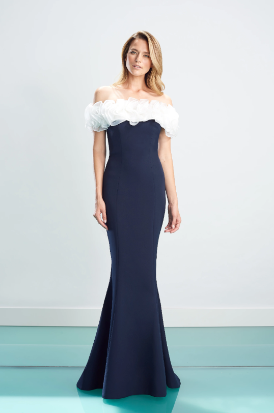 Alexander by Daymor - 1461 - Off-Shoulder Evening Gown Madeline's Boutique Boca Raton Alexander by Daymor - 1461 - Off-Shoulder Evening Gown Madeline's Boutique Boca Raton