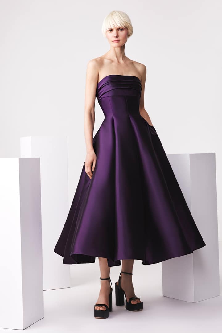 Audrey+Brooks - 6521 - A-Line Strapless Dress with Empire Bodice Audrey+Brooks - 6521 - A-Line Strapless Dress with Empire Bodice