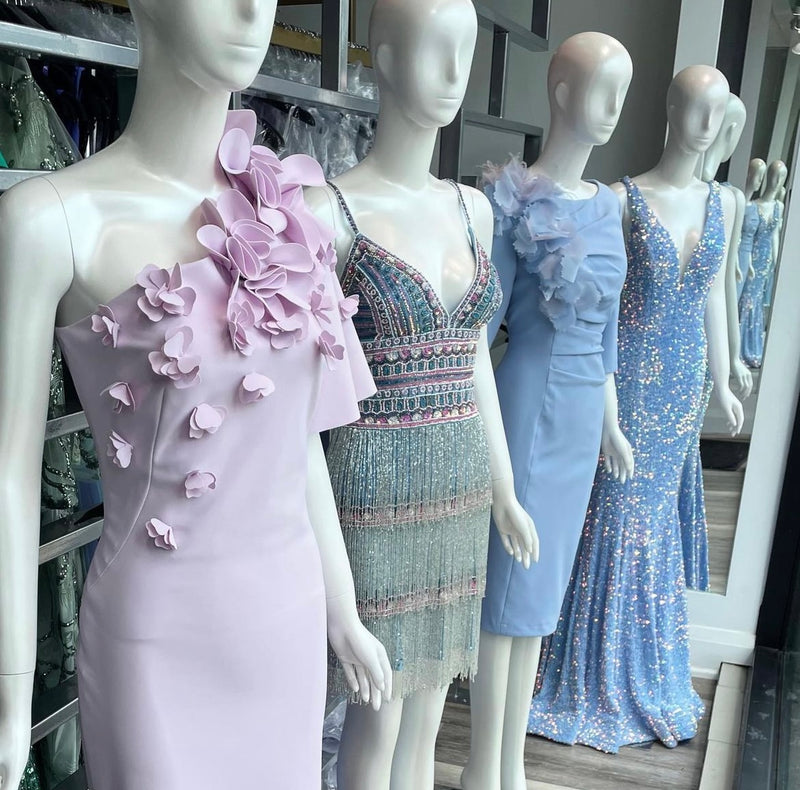 Madelines Boutique Toronto Ontario Canada-Picture of Mannequins - Hottest Evening Designer Dresses