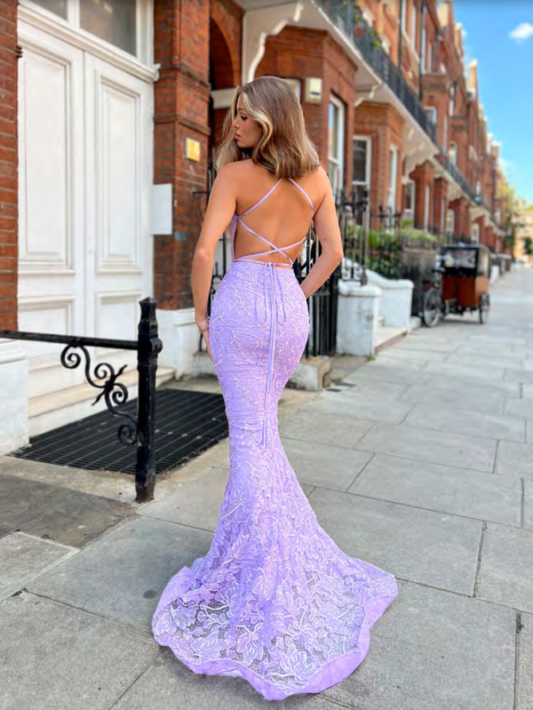 Jadore JX6095 Plunging V-Neck Mermaid Evening Dress - A captivating mermaid evening dress with a plunging v-neckline, perfect for evening events.