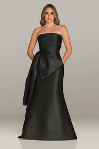 Gia Franco - 12534 - Strapless Gown with Bow Accent