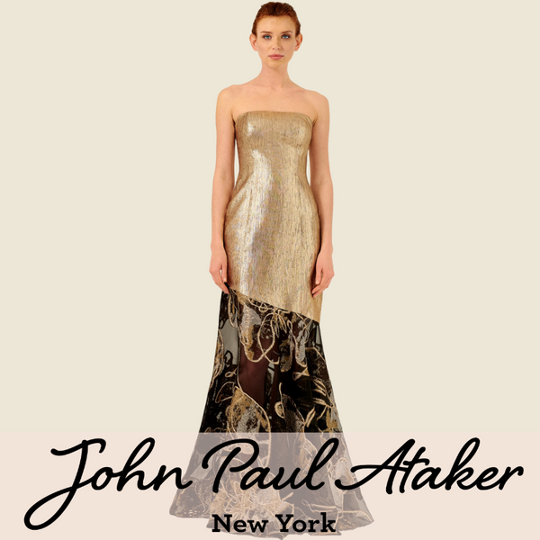 john paul ataker gold dress John Paul Ataker 3535-3059-3194