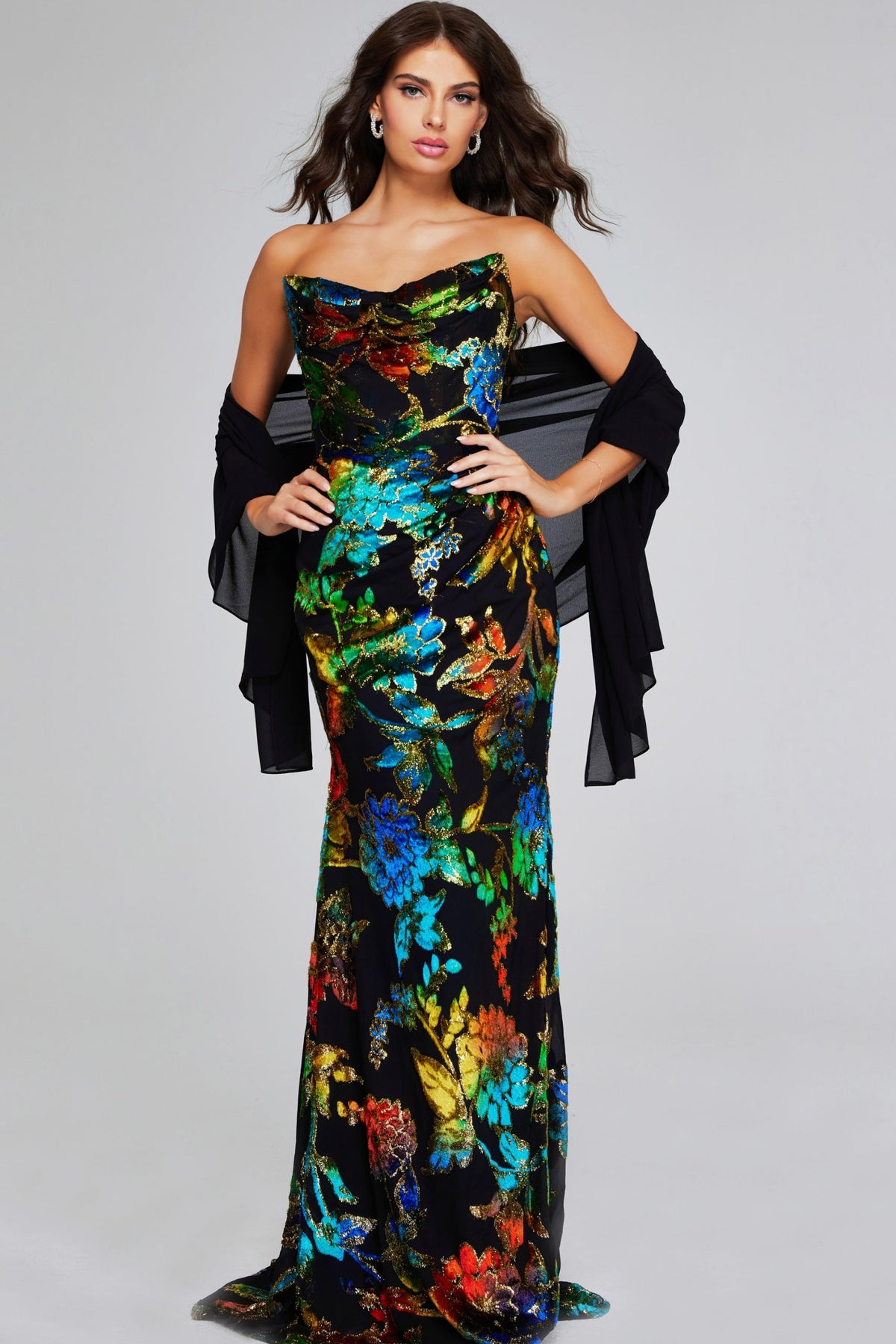 strapless chiffon dress pattern Sewing pattern Lily strapless dress