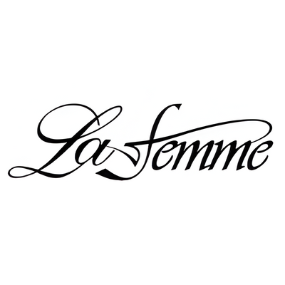Logo of La Femme - Explore La Femme's Prom, Evening, & Bridal Gown Collection at Madeline's Boutique in Toronto and Boca Raton Florida