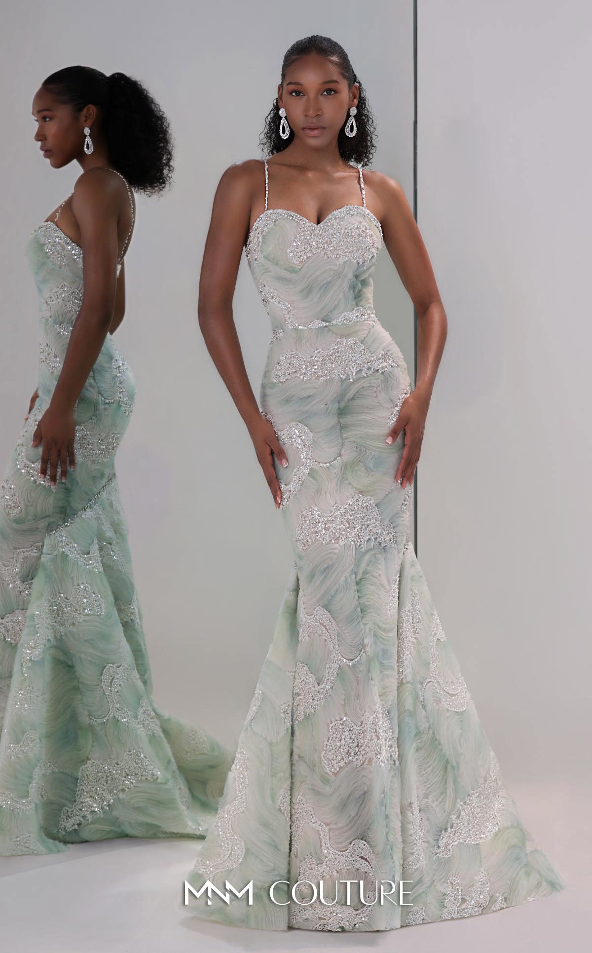MNM Couture - M1133 - Embellished Sweetheart Mermaid Gown