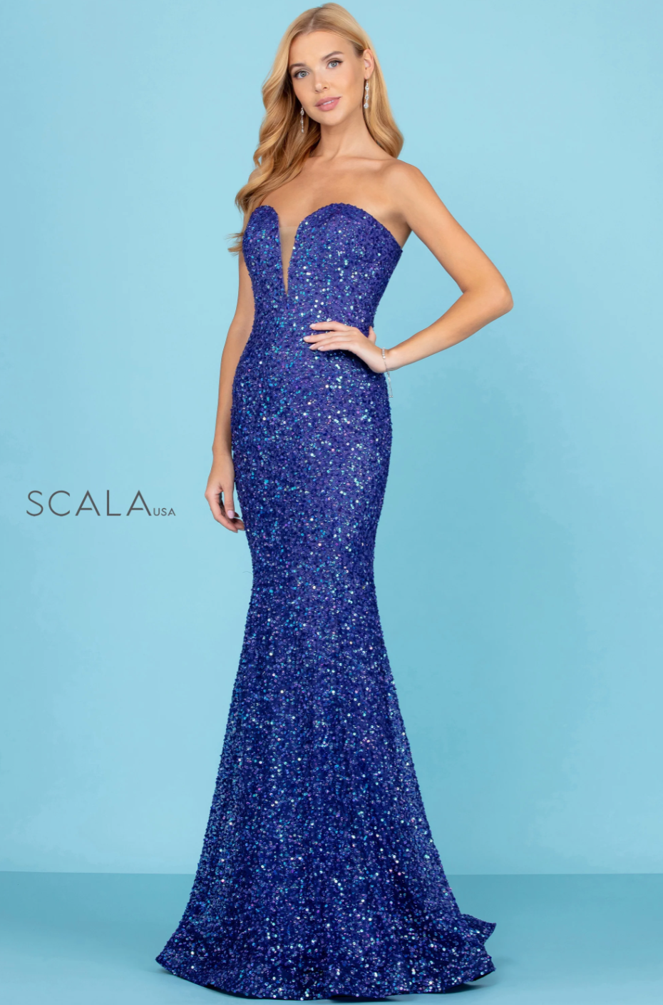 Scala - 60093 - Sequinned Sheath Silhouette Evening Dress Madeline's Boutique Boca Raton Scala - 60093 - Sequinned Sheath Silhouette Evening Dress Madeline's Boutique Boca Raton