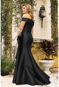 Terani Couture - 242M3335 - Off-Shoulder Gown with Draped Bow Detail