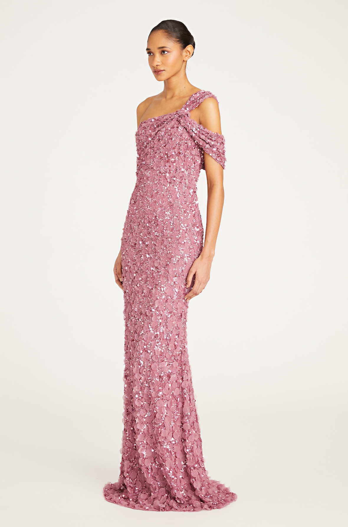 theia beaded petal dress Petal Gown