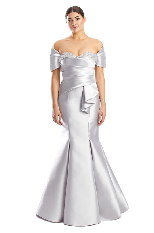Alexander by Daymor - 1759: Off-Shoulder Mermaid Gown Madeline's Boutique Boca Raton Alexander by Daymor - 1759: Off-Shoulder Mermaid Gown Madeline's Boutique Boca Raton