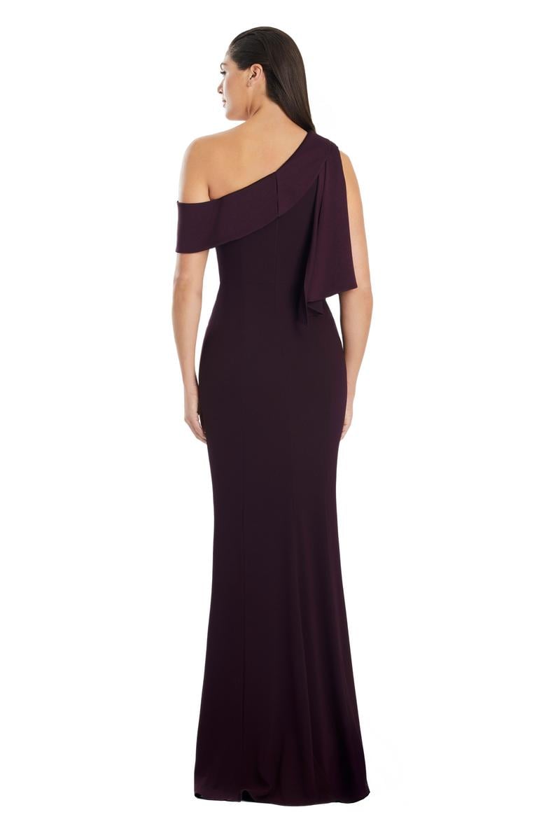 Alexander by Daymor - 3058S25 - One-Shoulder Draped Evening Gown Midnight / 12 Alexander by Daymor - 3058S25 - One-Shoulder Draped Evening Gown Midnight / 12