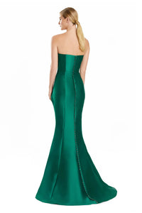 Alexander by Daymor - 3108F25 - Peplum Gown with Floral Detail