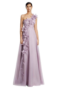 Alexander by Daymor - 3209S26 - One-Shoulder Floral A-Line Gown