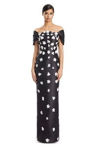 Alexander by Daymor - 3220S26 - Strapless Floral Column Gown