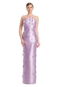 Alexander by Daymor - 3220S26 - Strapless Floral Column Gown