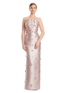 Alexander by Daymor - 3220S26 - Strapless Floral Column Gown