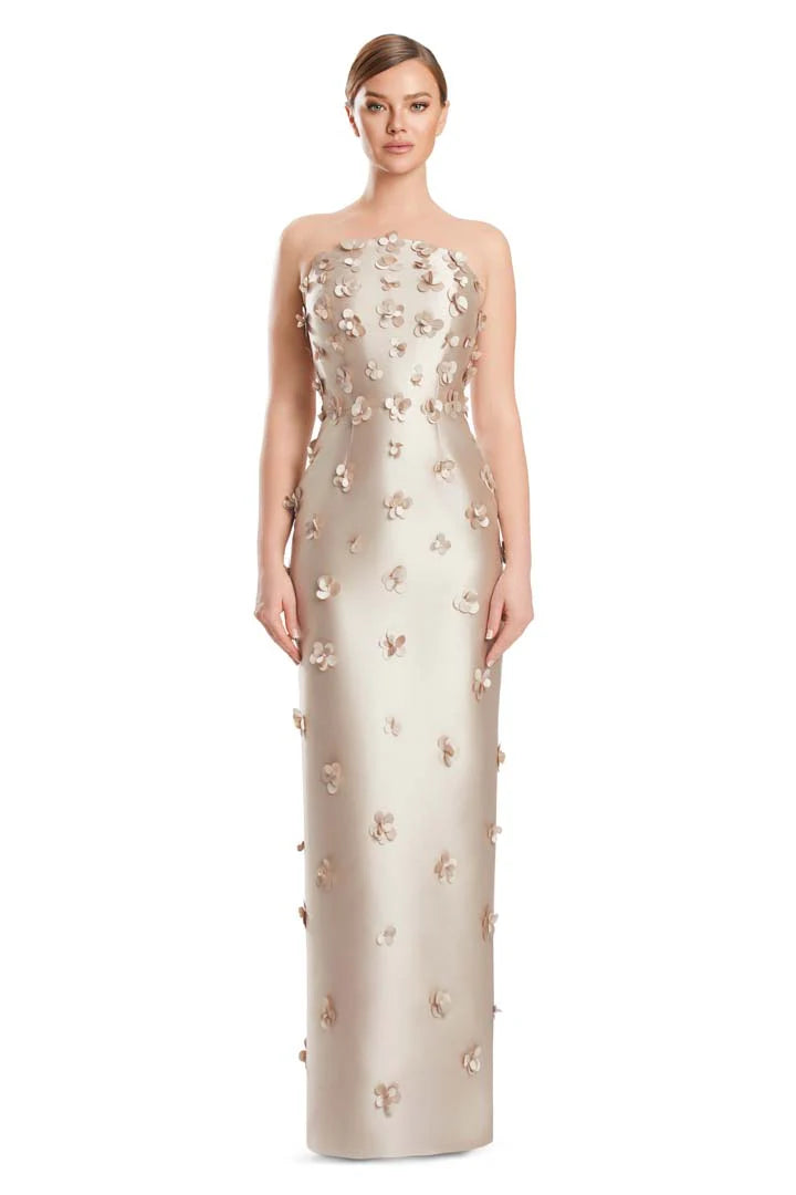 Alexander by Daymor - 3220S26 - Strapless Floral Column Gown