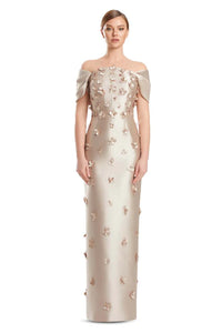 Alexander by Daymor - 3220S26 - Strapless Floral Column Gown