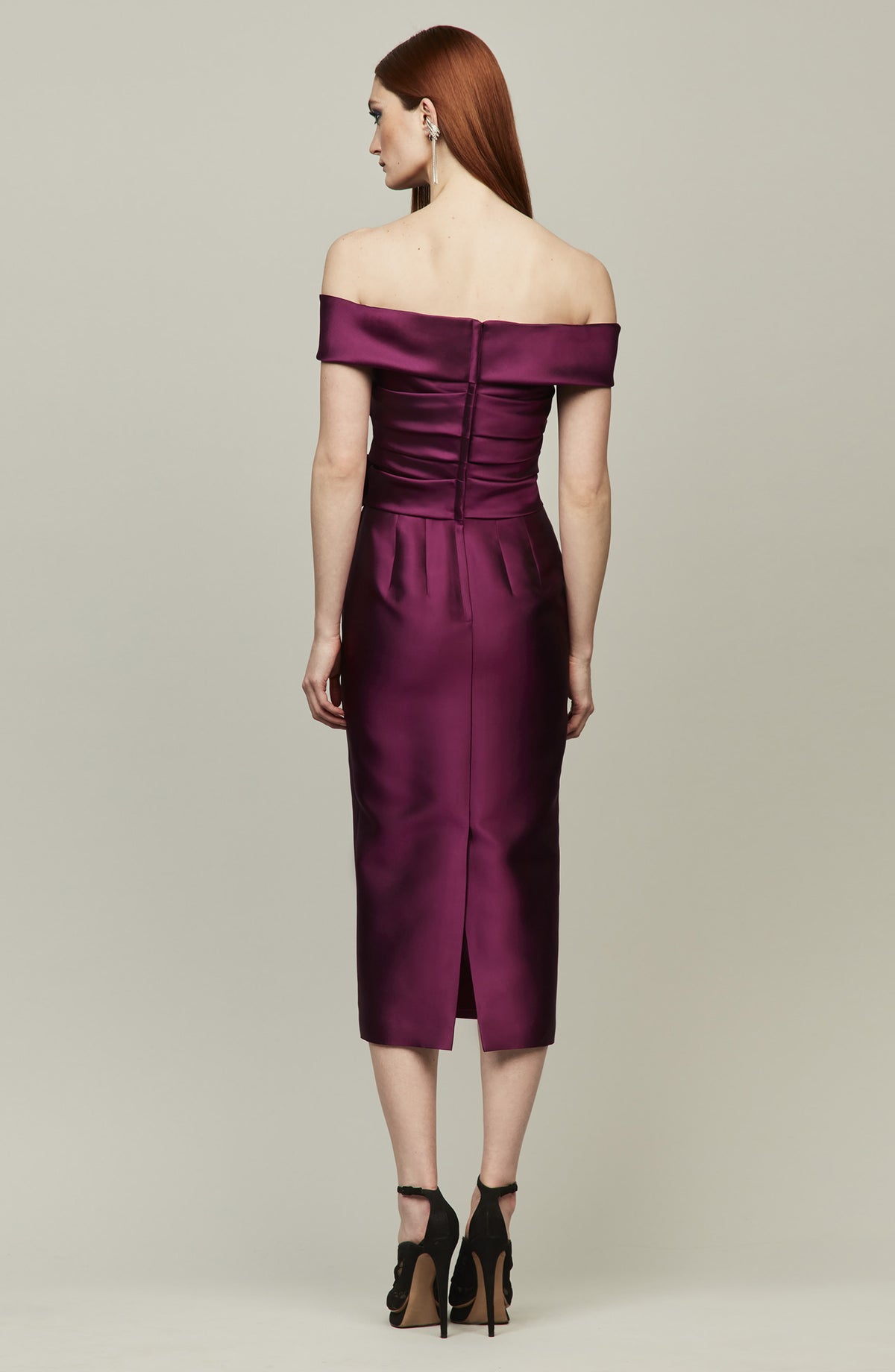 side off shoulder dress One Side Off Shoulder Dress nehhanhata