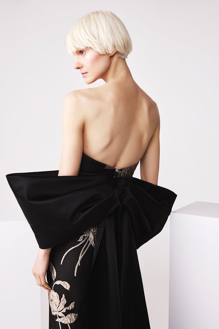 Audrey+Brooks - 6510 - Strapless Gown with Contrast Train