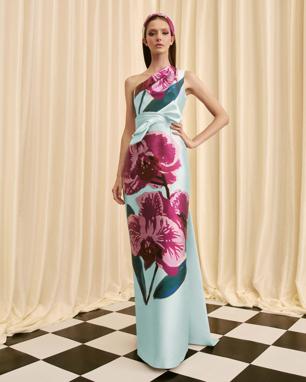 audrey + brooks green dress Audrey+Brooks 7031: Elegant Silk Fit & Flare Dress Mydressline
