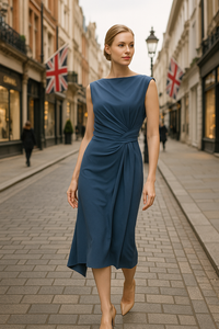 Chiara Boni - Cinthia - Draped Asymmetric Midi Dress