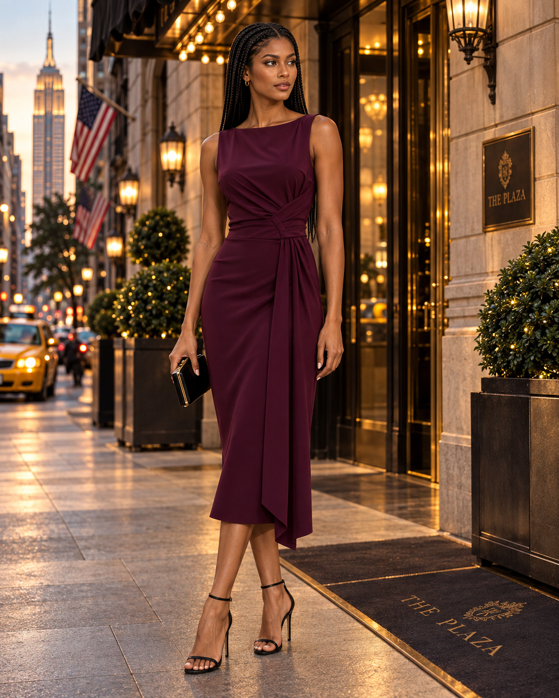 Chiara Boni - Cinthia - Draped Asymmetric Midi Dress