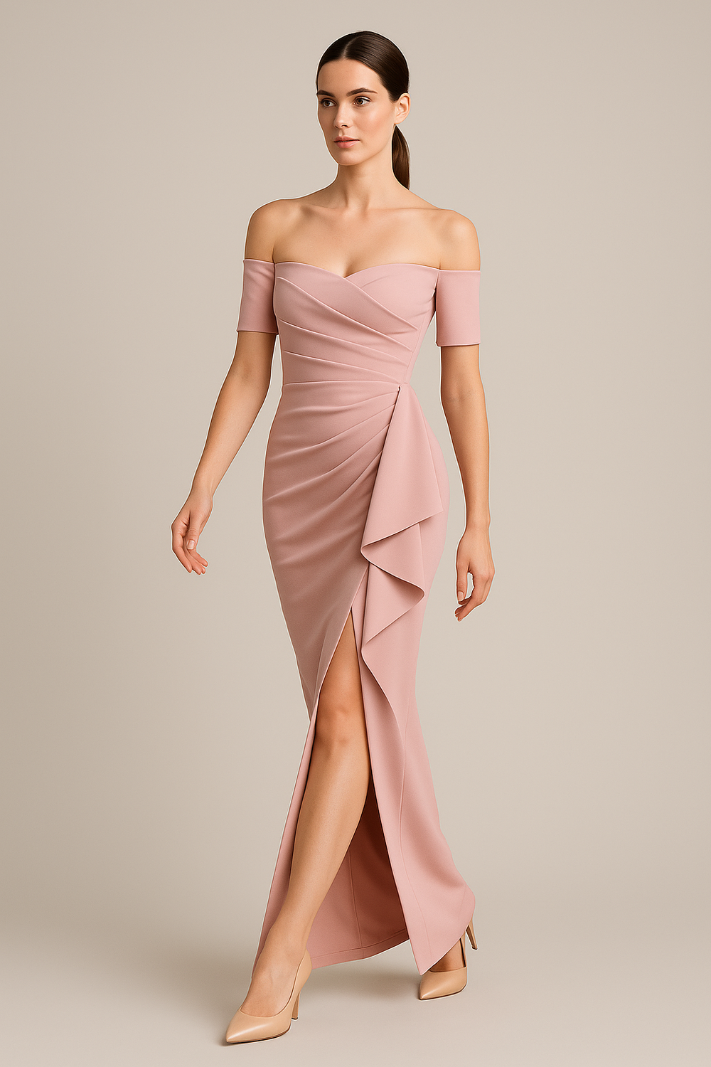 zabbara off the shoulder dress Chiara Boni - Mirla