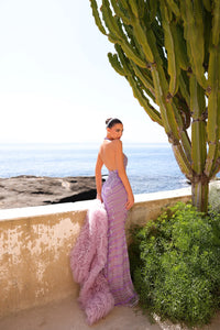 Chic & Holland - AR330499 - Halter Beaded Couture Gown