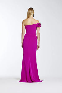 Frascara 4415 Elegant One Shoulder Column Dress