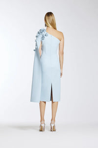 Frascara 4428 Elegant One Shoulder Knee Length Dress