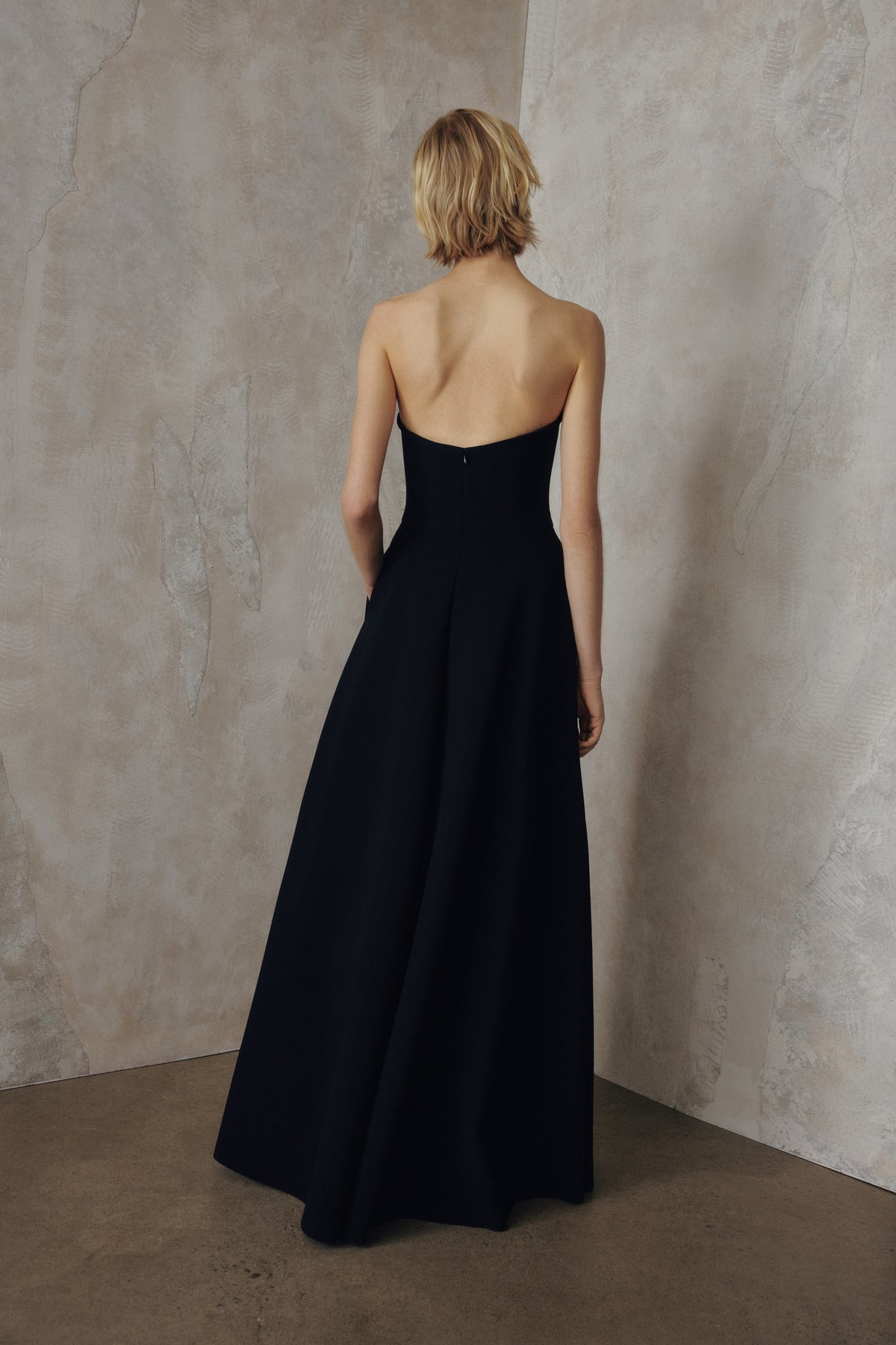 Frascara - 5119 - Strapless Gown with 3D Floral Appliqué