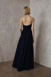 Frascara - 5119 - Strapless Gown with 3D Floral Appliqué