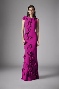 Frascara - 4522 - Sleeveless Jersey Evening Gown