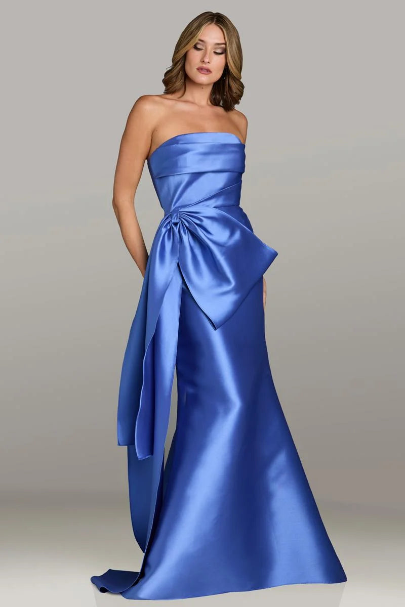 Gia Franco - 12534 - Strapless Gown with Bow Accent Madeline's Boutique Boca Raton Gia Franco - 12534 - Strapless Gown with Bow Accent Madeline's Boutique Boca Raton