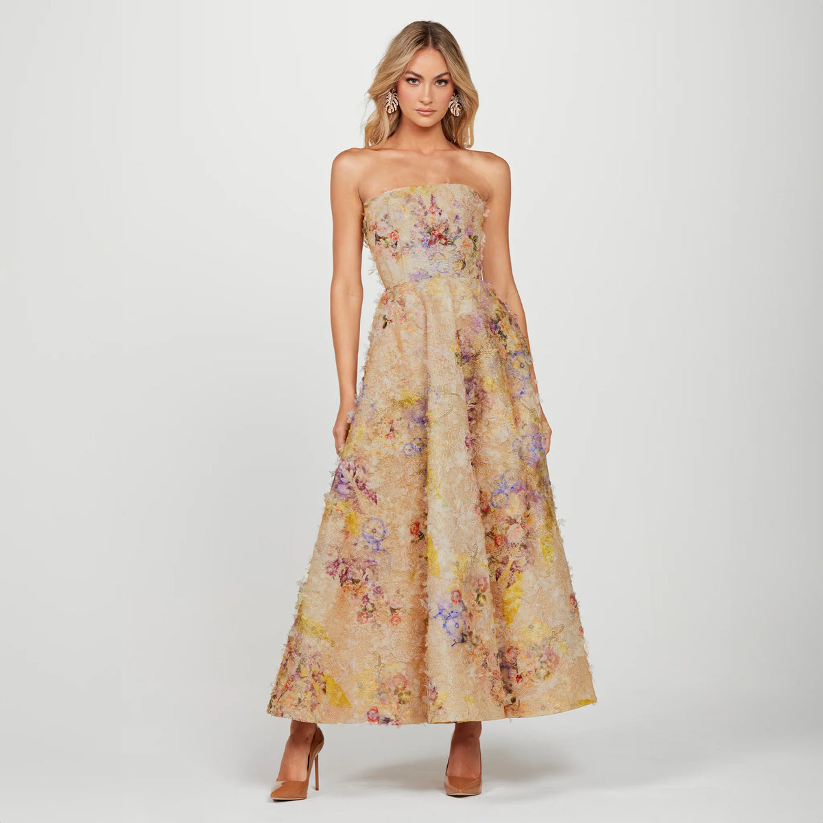 Helsi - CELINE - Fit and Flare Formal Midi Dress (DR6280) Madeline's Boutique Boca Raton Helsi - CELINE - Fit and Flare Formal Midi Dress (DR6280) Madeline's Boutique Boca Raton