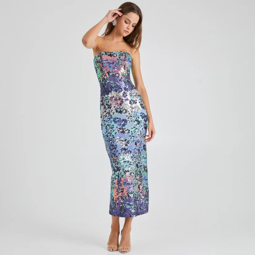 Helsi - Leslie DR6149 - Strapless Body-Con Gown with Boning