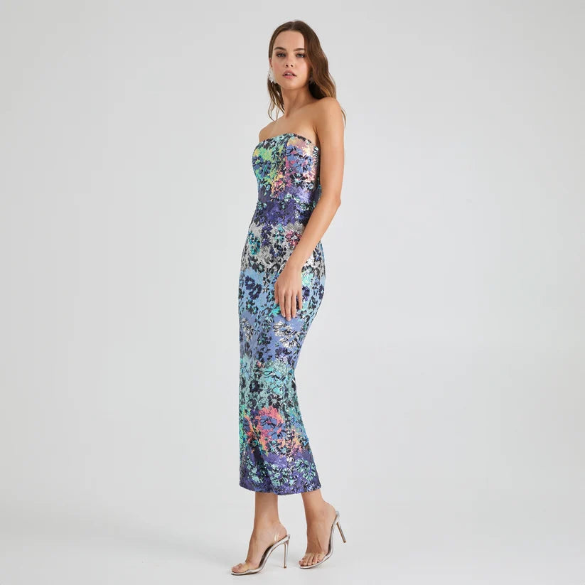 Helsi - Leslie DR6149 - Strapless Body-Con Gown with Boning