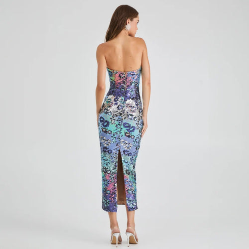 Helsi - Leslie DR6149 - Strapless Body-Con Gown with Boning