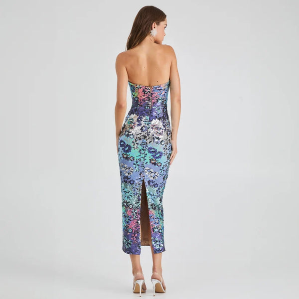 Helsi - Leslie DR6149 - Strapless Body-Con Gown with Boning