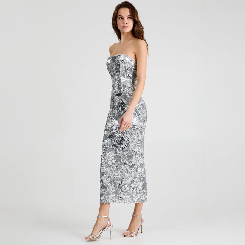 Helsi - Leslie DR6149 - Strapless Body-Con Gown with Boning