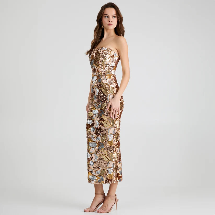Helsi - Leslie DR6149 - Strapless Body-Con Gown with Boning
