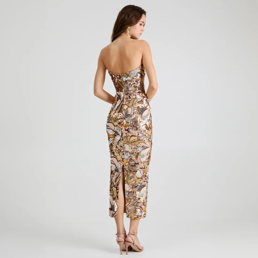 Helsi - Leslie DR6149 - Strapless Body-Con Gown with Boning