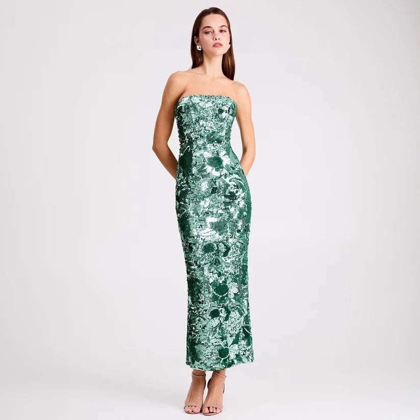 Helsi - Leslie DR6149 - Strapless Body-Con Gown with Boning