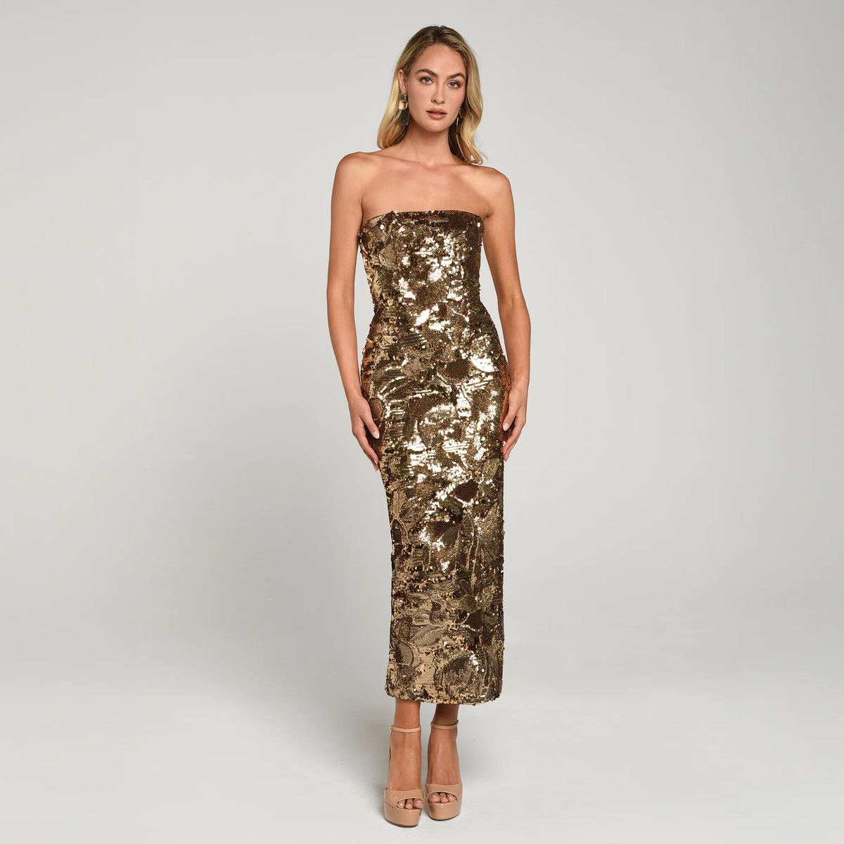 Helsi - Leslie - Sequin Body-Con Evening Dress Madeline's Boutique Boca Raton Helsi - Leslie - Sequin Body-Con Evening Dress Madeline's Boutique Boca Raton