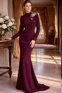 Jovani - 51632 - High Neck Embellished Evening Gown