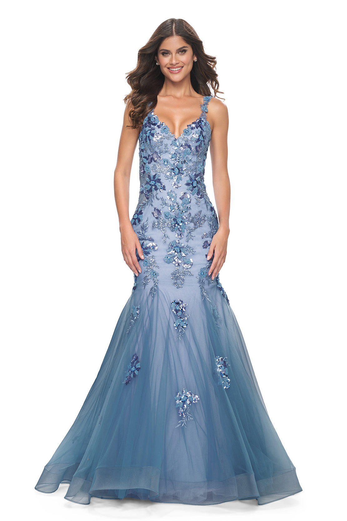 La Femme - 32192 - Two-Tone Mermaid Gown | MADELINE'S BOUTIQUE La Femme - 32192 - Two-Tone Mermaid Gown | MADELINE'S BOUTIQUE