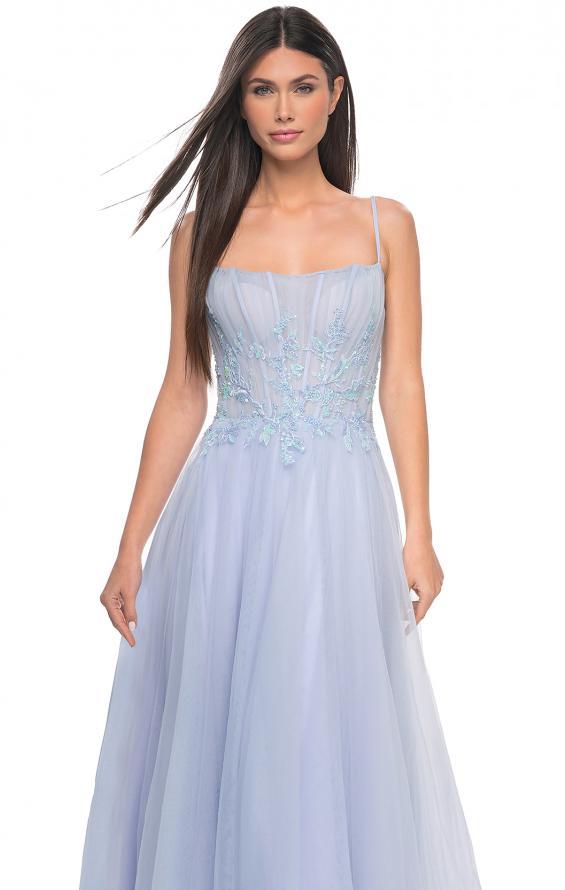 La Femme - 32293 - Graceful A-Line Tulle Prom Gown – Madeline's