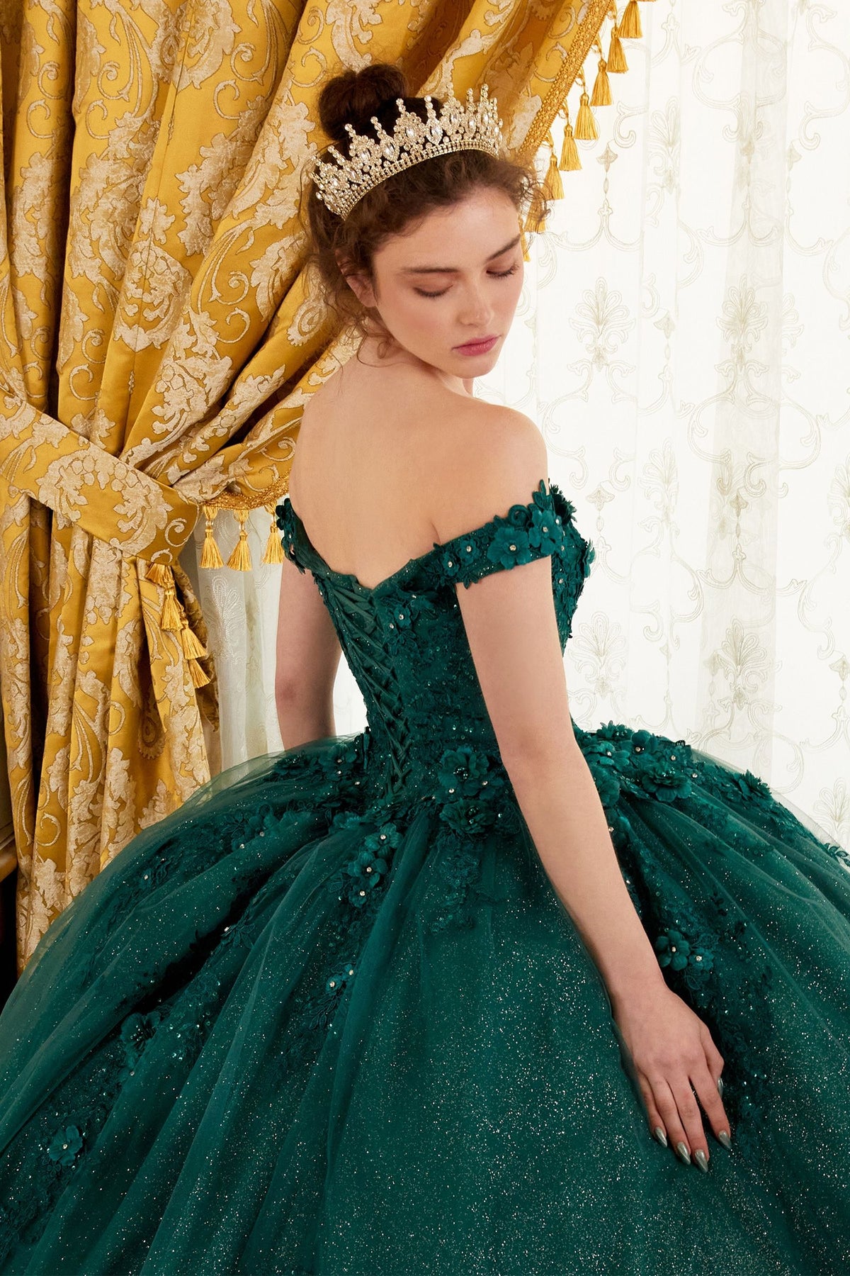 LADIVINE - 15702 | QUINCE BALL GOWN | MADELINE'S BOUTIQUE