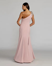 Mac Duggal - 11810 - One Shoulder Trumpet Gown with Flower Detail