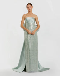 Mac Duggal - 37011 - Strapless Gown with Oversized Bow